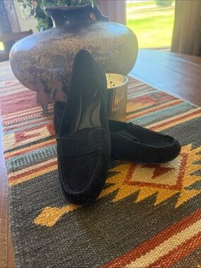 Black Suede Loafers - Classic Casual Slip-Ons